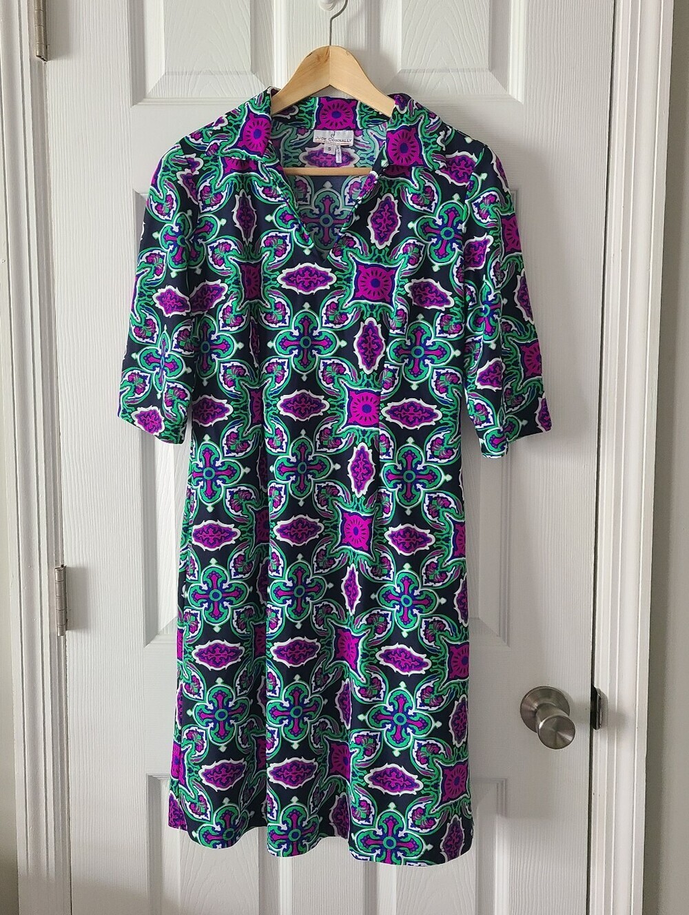 Jude Connally Collared Shift Dress